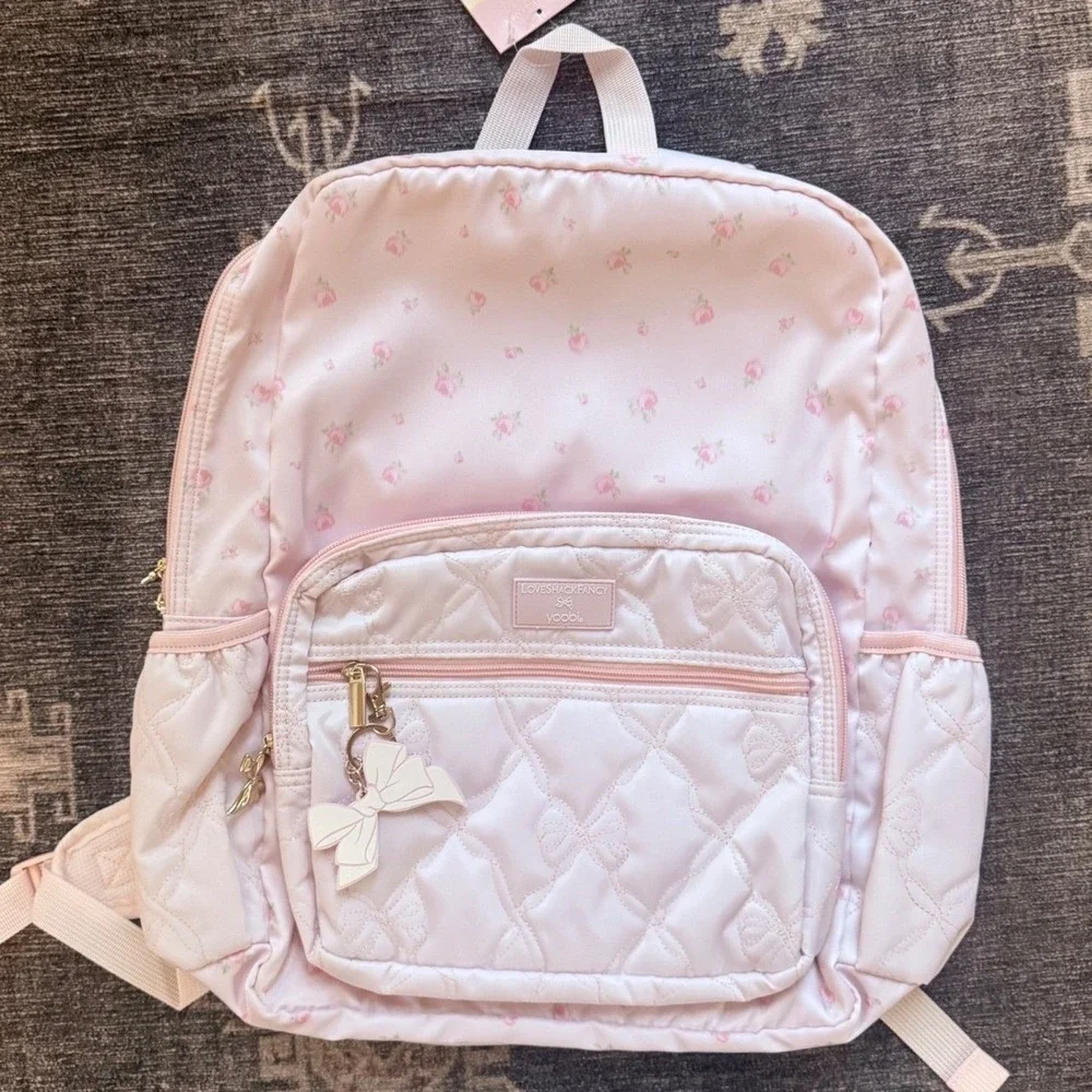 Love Shack Fancy Target Yoobi Blooming Heirloom Ditsy Backpack Ballet Bloom NEW